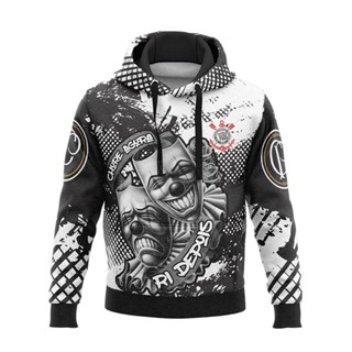 Moletom Blusa De Frio Time Timão Torcida Bando De Louco Por Ti Futebol Da Quebrada Mandrake Peita Chave