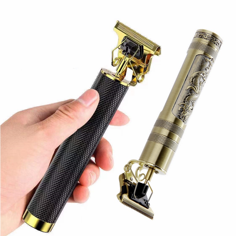 Original T9 Máquina De Cortar Aparador De Cabelo Profissional Barbeiro Dragão Buda Barbeador Elétrico