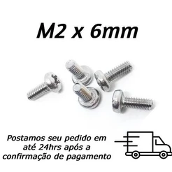 Parafuso Máquina Panela Phillips M2 X 6mm Inox