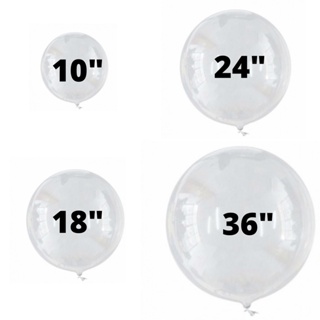 Balão Bublle Bobo 10 18 24 36 Polegadas em Oferta na Shopee
