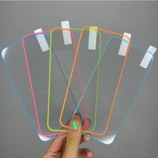 Película 3D Frontal Vidro Neon Brilha No Escuro Compatível - iPhone 6/7/8 PLUS