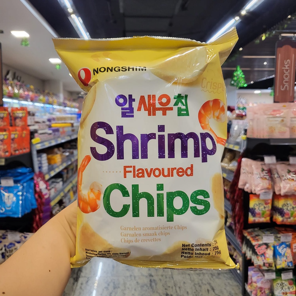 Salgadinho de Camarão - Shrimp Flavored Chips (Alseu) 75g