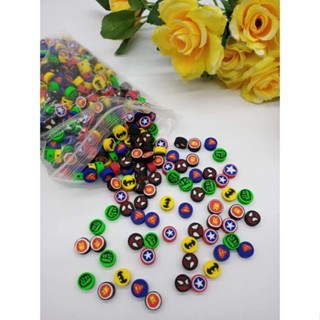 Entremeio Heróis 10mm em PVC com 40 unidade Sortida. (2 Pct)