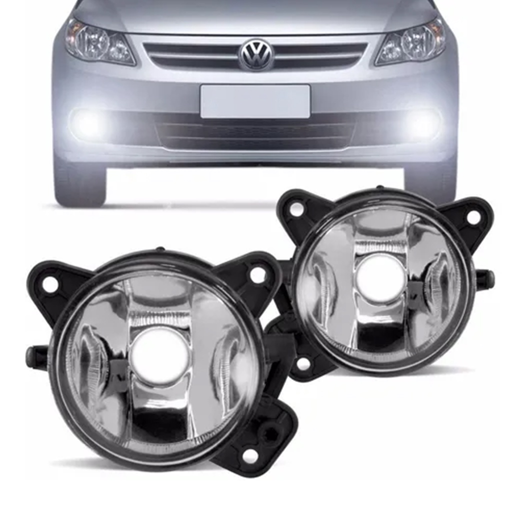 Farol Milha Gol Voyage Saveiro G5 Polo Golf 2009 2010 2011 2012 Lente de Acrílico