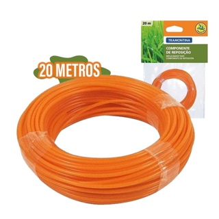 Fio De Nylon Para Roçadeira Cortador Aparador De Grama 1.8mm 20 Metros Tramontina em Oferta na Shopee