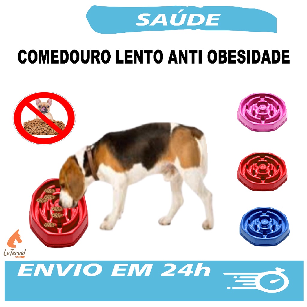 Comedouro interativo em formato de labirinto para pets de pequeno