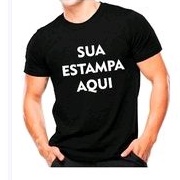 CAMISA PRETA PERSONALIZADAS sua logo aqui frente ou verso