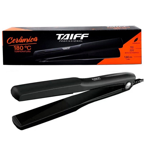 Chapinha Prancha Taiff Profissional Cerâmica 180ºC Bivolt