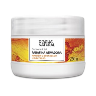 Bronzeador Parafina Ativadora Cenoura e Sol Dagua Natural 260g