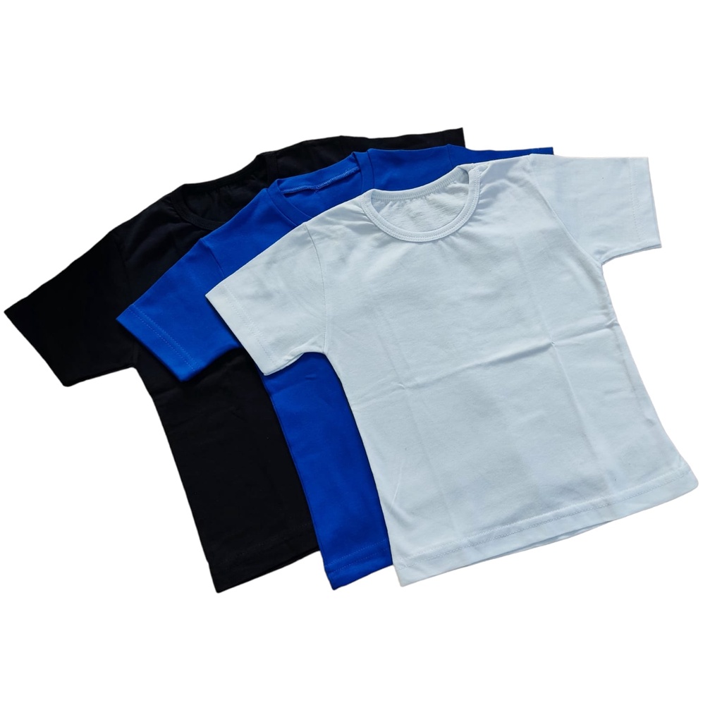 Camiseta Infantil Branca Colors Menino Menina Camisa Criança