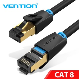 Cabo Vention Rede Rj45 Cat8 40gbps 2000mhz 50 Cm Rápido Fast