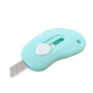 Mini Estilete Retrátil Chaveiro com Trava de Segurança Multi Uso em Oferta na Shopee