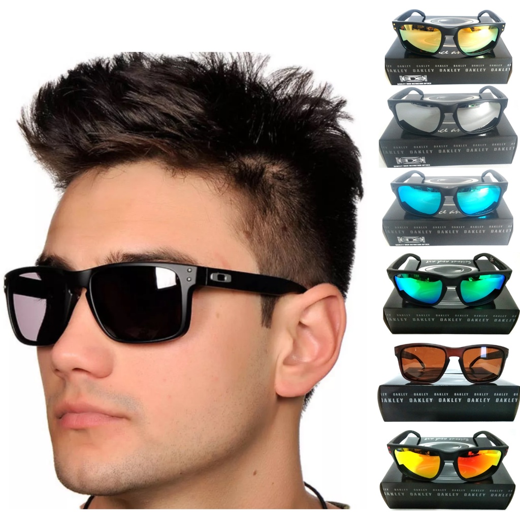 Óculos de Sol Masculino Holbrook Lupa 100% Polarizados Linha Premium |  Shopee Brasil