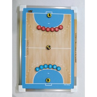 Prancheta Tática de HANDEBOL e BASQUETE Magnética de ambos os lados de 20x30cm