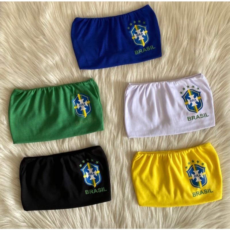 Cropped Brasil Faixa Algodão, Seleção Brasileira de Futebol