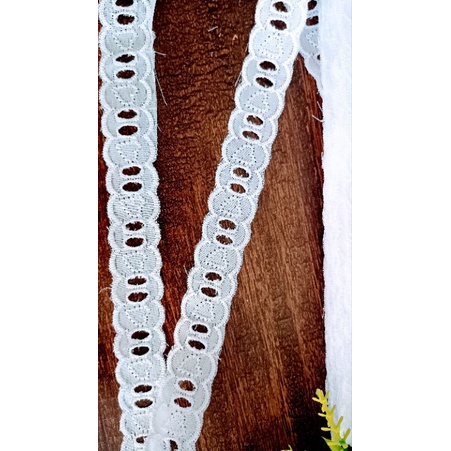 Passa fita Branco coração 13,7mts