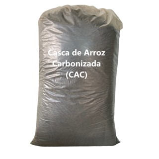 50 Litros de Casca de Arroz Carbonizada - Substrato para Plantas em Geral - 100% Orgânica