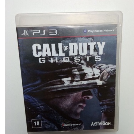 Jogo Call of Duty Ghosts PS3 original mídia física seminovo jogo ação tiro envio rapido