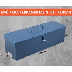 Baú para Ferramentas Número 3 - FERCAR-03