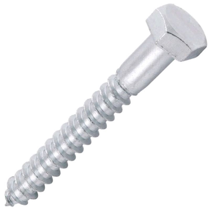 1 PARAFUSO SEXTAVADO ROSCA SOBERBA 5/16 X 70 (ZINCADO)