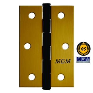 kit c/ 3 Dobradiça para Porta de Madeira Bronze Latonado MGM - Utilização Universal a melhor