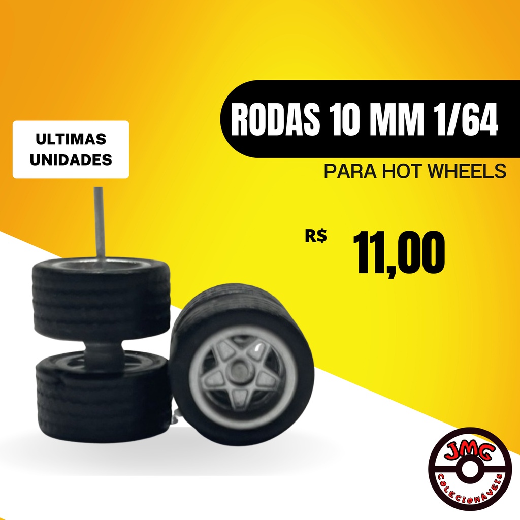 Rodas Com Pneu De Borracha Para Hot Wheels Mm Star Escorrega O Pre O