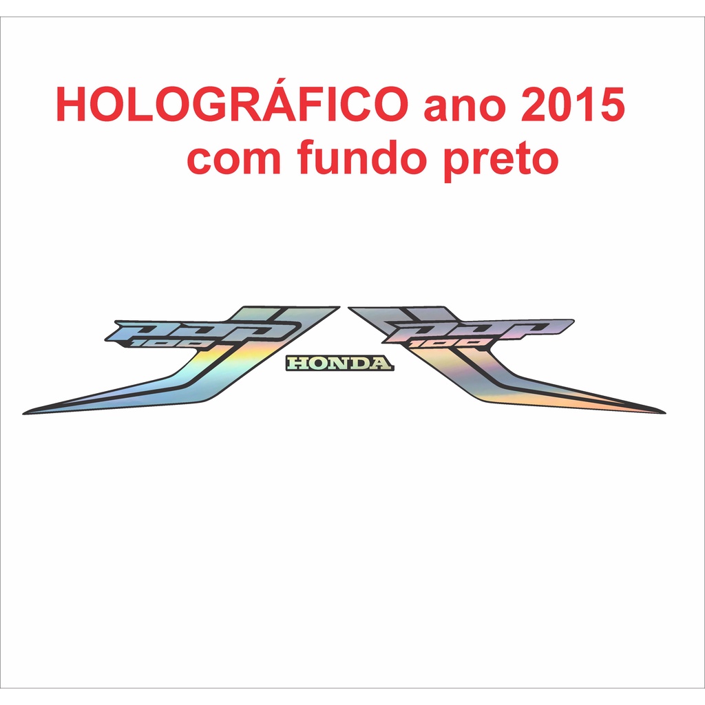 Adesivo pop 100 ano 2015 holográfico — imagem 2 de 2