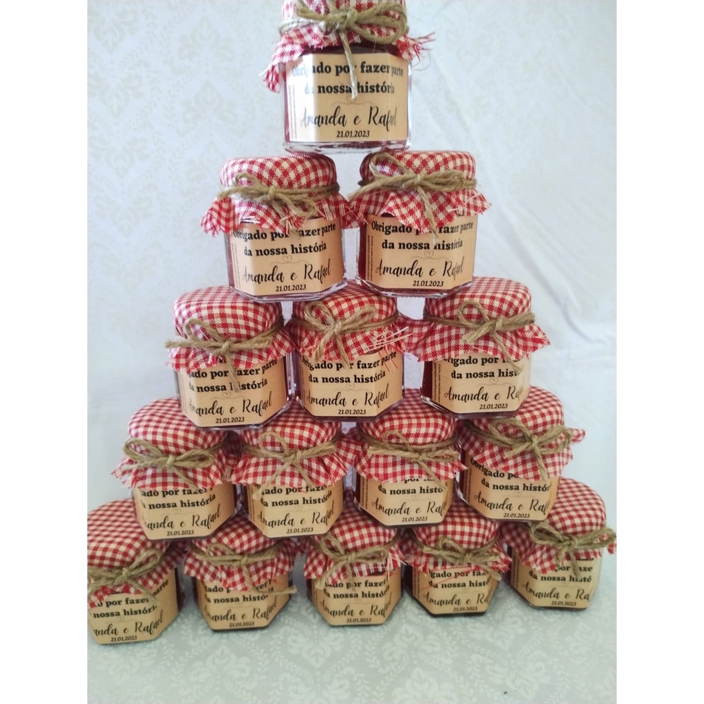 Geleias para Lembrancinhas personalizadas 50g