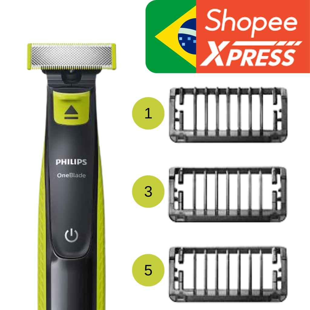 Pentes 1mm 3mm 5mm Para Barbeador Elétrico Philips Oneblade QP2510 QP2520 QP2521 QP2522 QP2530 QP2531