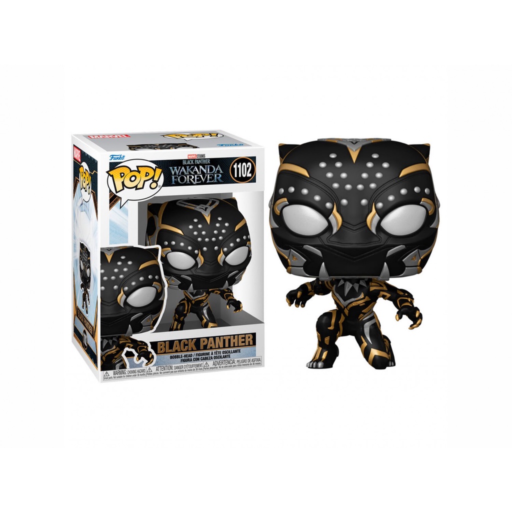 FUNKO POP MARVEL - BLACK PHANTER WAKANDA FOREVER 1102 NOVO ORIGINAL