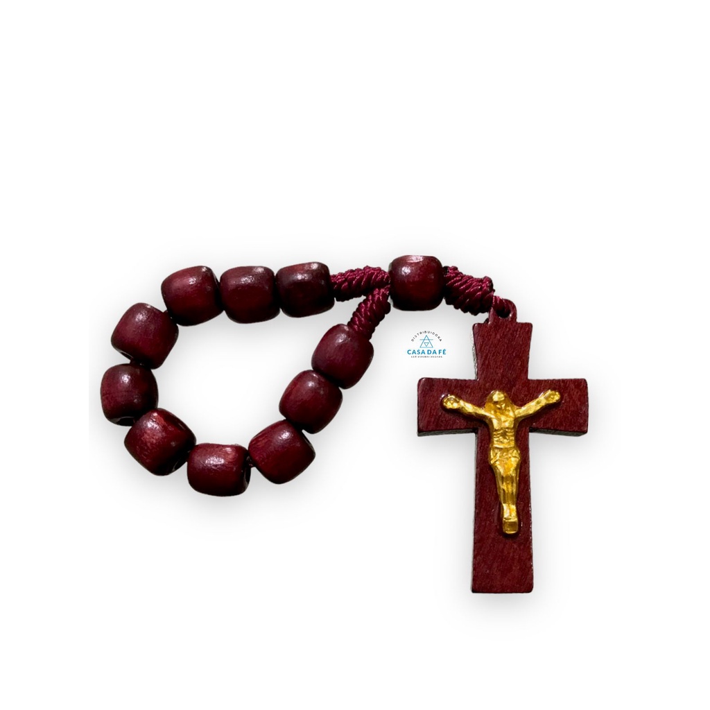 Dezena De Dedo Madeira Religioso em Oferta na Shopee