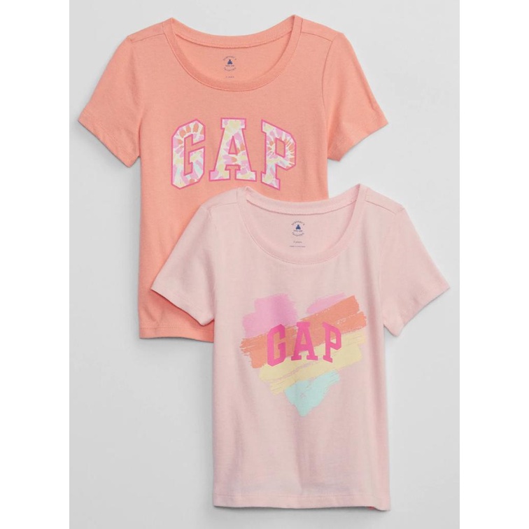 Camiseta GAP KIT Manga Curta Menina BABY - Tam 12/18M - 18/24M