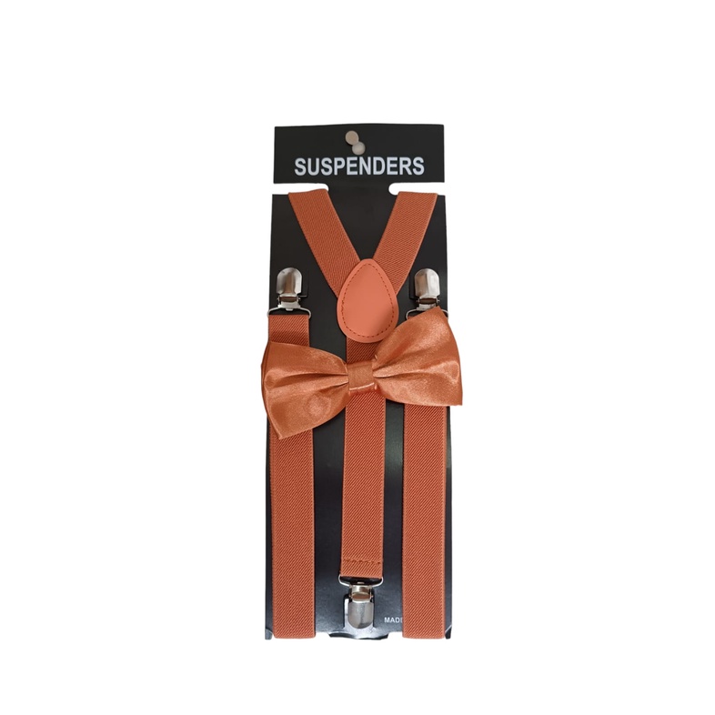 Kit Suspensório Adulto Rose Gold Terra Cota Azul Serenity Prata Marsala