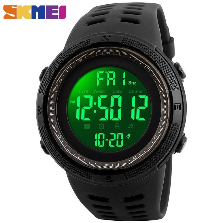 SKMEI Relogio 1251 esportes impermeável masculino lazer digital LED digital multifuncional relógio eletrônicoSKMEI Relogio 1251 esportes impermeável masculino lazer digital LED digital multifuncional relógio eletrônico