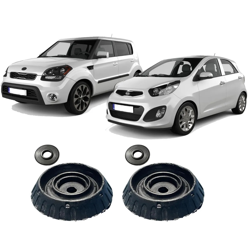 Coxim + Rolamento Do Amortecedor Dianteiro Kia Soul 2010 2011 2012 2013 2014 2015 2016 2017 2018 A 2019