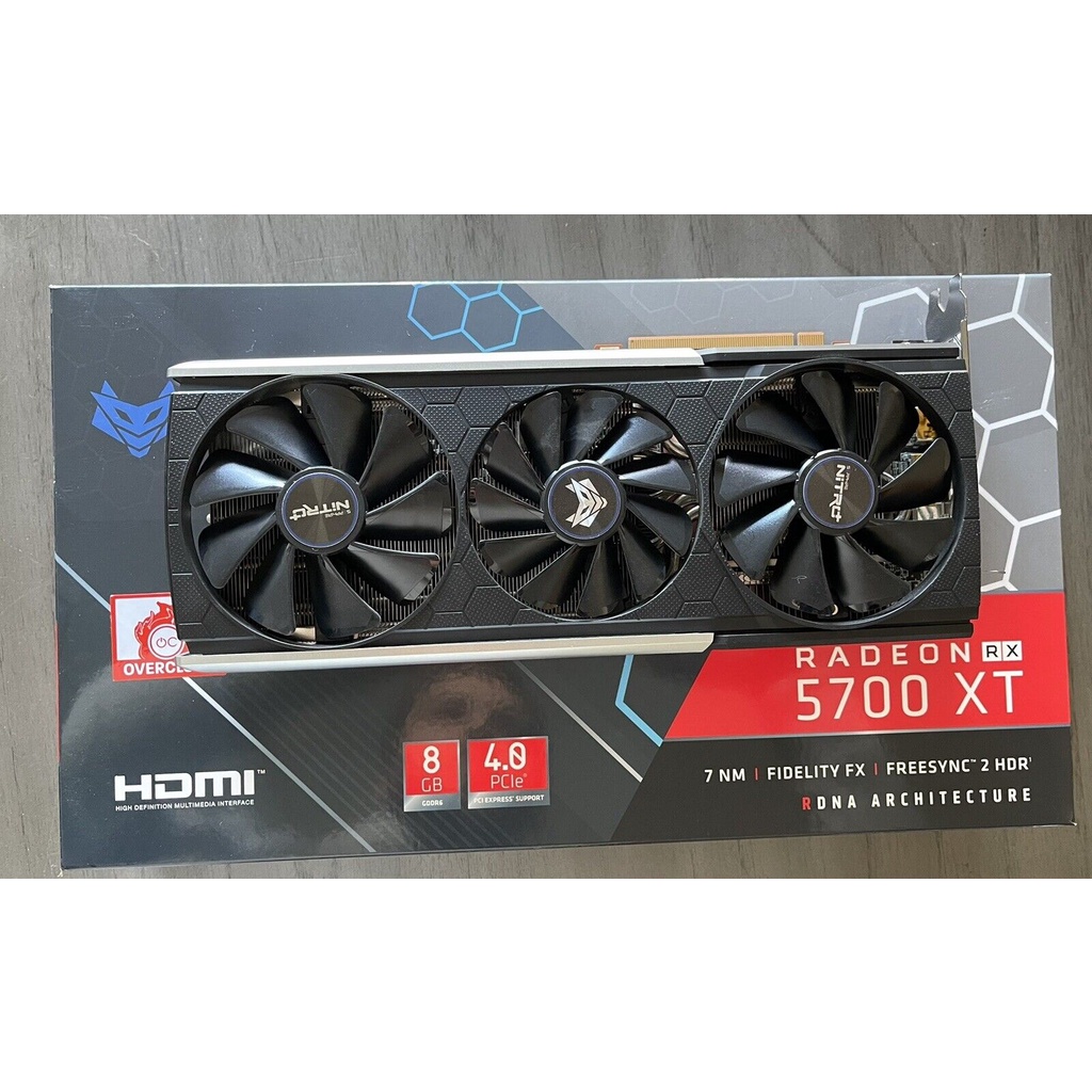 SAPPHIRE Radeon NITRO+ RX 5700 XT 8GB GDDR6 Graphics Card | Shopee Brasil