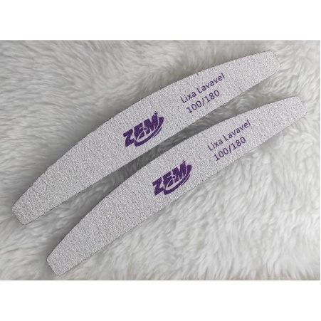 Lixa Banana/Boomerang/Caixa ZEM 100/180 Unha Porcelana Acrygel Fibra em Oferta na Shopee