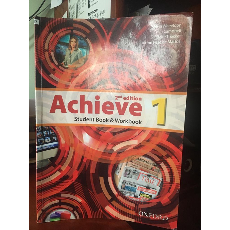 Livro Achieve 1 student book and workbook; Colin Campbell; Sylvia Wheeldon; Airton Pozo