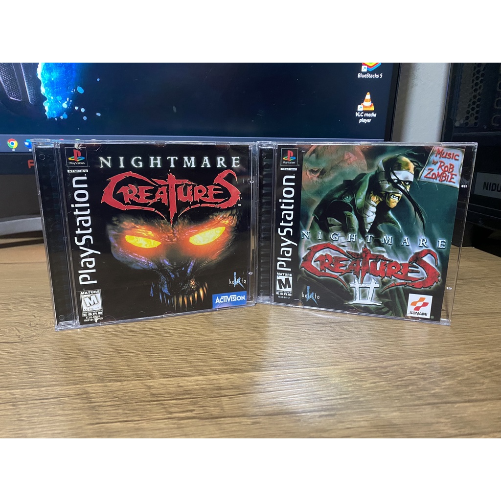 Nightmare Creatures 1 e 2 para PS1 Shopee Brasil