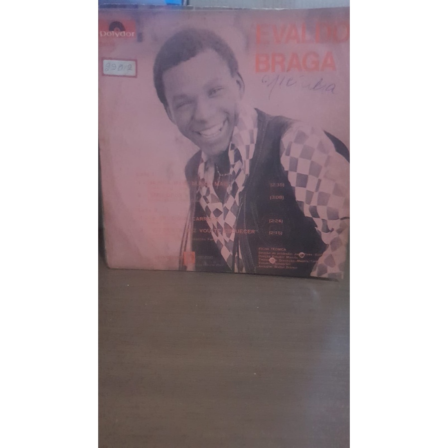 Compacto Evaldo Braga Nunca Mais Nunca Mais(1972) Polydor