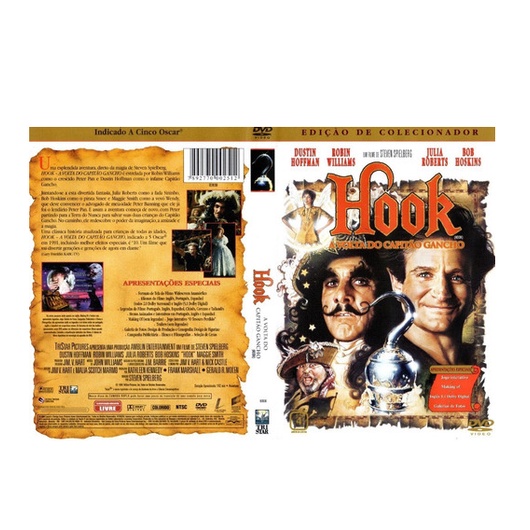 Dvd Hook A Volta Do Capitão Gancho