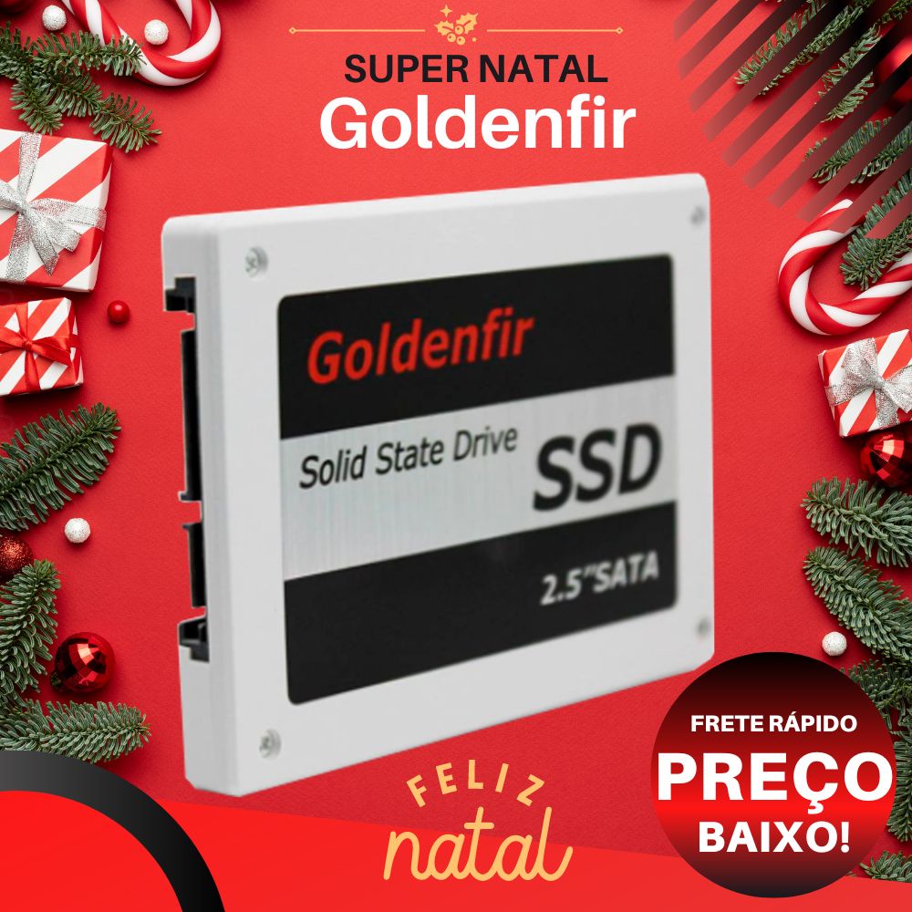 ssd Goldenfir 64gb 120gb 128gb 240gb 256gb 480gb 500gb 512gb 1tb Sata 3 Pc / Notebook / Console no Brasil