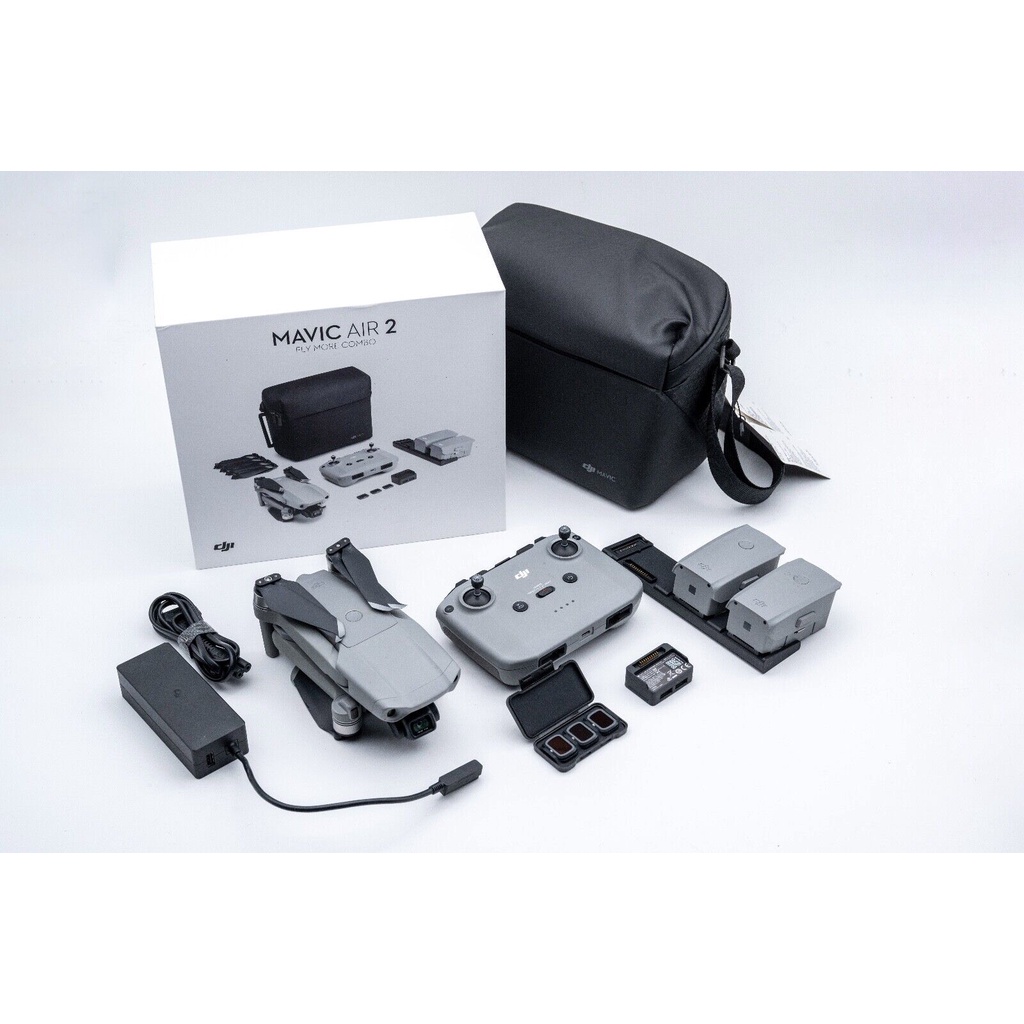Lacrado na caixa DJI Mavic Air 2 Fly More Combo Camera Drone - Cinza ...