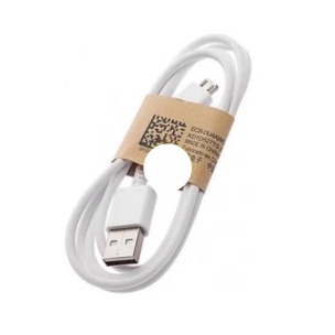 Cabo para Carregar Celular entrada usb x Mini Usb Carregador V8 2.0 Branco/Preto para Smartphone em Oferta na Shopee