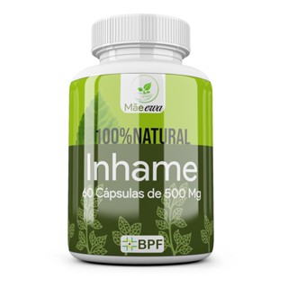 Inhame 100% Natural 60 Cápsulas 500mg 1 Frasco Premium