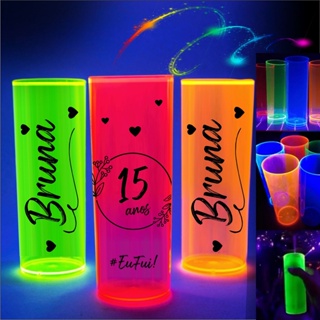 Kit de 50 copos long drink personalizado em uma cor de gravação. em Oferta na Shopee