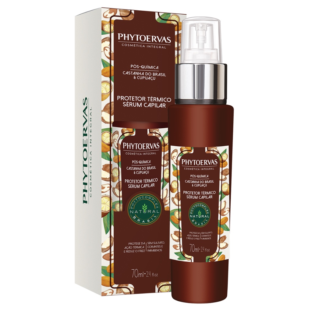 Tratamento Protetor Térmico Pós Química Sem Frizz Phytoervas