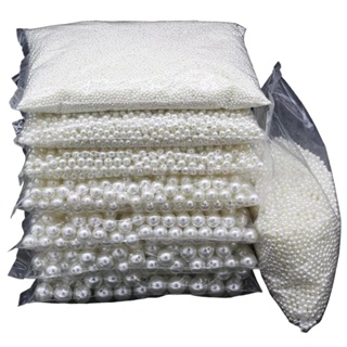 Pérola de Abs Com Furo Passante -  Vários Tamanhos em Oferta na Shopee