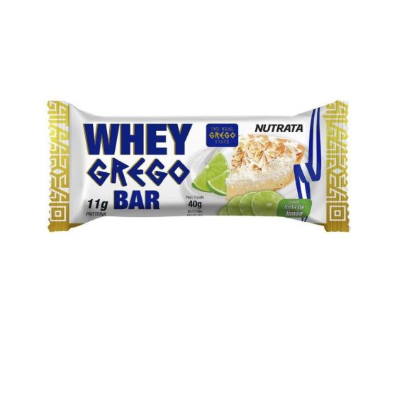 Whey Grego Bar Torta de Limão (40g) - Nutrata