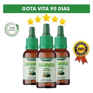 Gota Vita -3 frascos - Redução da Glicose e Colesterol –